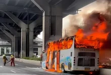 Bangkok school bus fire