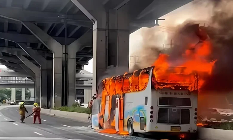 Bangkok school bus fire